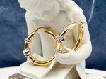 (LD3545E) 14K XOX0 Hoop Earrings*Reg.$800