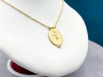 TAGLIAMONTE Designs  (SH743) 18K Cameo Necklace w/ Diamonds*Terpsichore*Reg.$1675