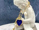 TAGLIAMONTE Designs (2025B) 9225SS/YGP Venetian Charm Cameo Bracelet *Hearts*Reg.$425