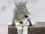 Tagliamonte Designs (1342,1343,1344) 925SS/YGP Venetian Cameo Earrings *Poseidon*Reg.$160