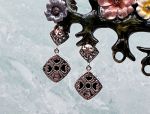 SAMUEL B *BJC* (60913E) 925SS/18K Accents Earrings*Reg.$175