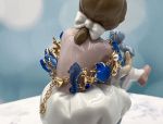 TAGLIAMONTE Designs (2122B) 925SS/YGP Venetian Cameo Bracelet *Sea Life Collection*Reg.$550