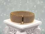 (TAG-LD4012B) 14K Riso Style Braided Bracelet *41.2 Grams*Reg.$4000