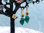 TAGLIAMONTE Designs (1334-1337) 925SS / YGP Venetian Cameo Earrings*Sea Life Collection* Reg.$160