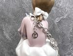 TAGLIAMONTE Designs (1891) 925SS/Rhod Cameo Charm Bracelet*Flora,Medusa,Cupid* Reg.$350