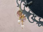 TAGLIAMONTE Designs (RW185-2) 925SS / YGP Venetian Intaglio Earrings *Cupid*Reg.$150