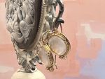 TAGLIAMONTE DESIGNS (1859) 925SS/YGP Venetian Intaglio Earrings*Bee*Reg.$190