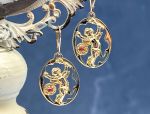 TAGLIAMONTE's Designs (LD3525) 14K Gold Cameo Enhancer Pendant *Cupid*Reg.$1000