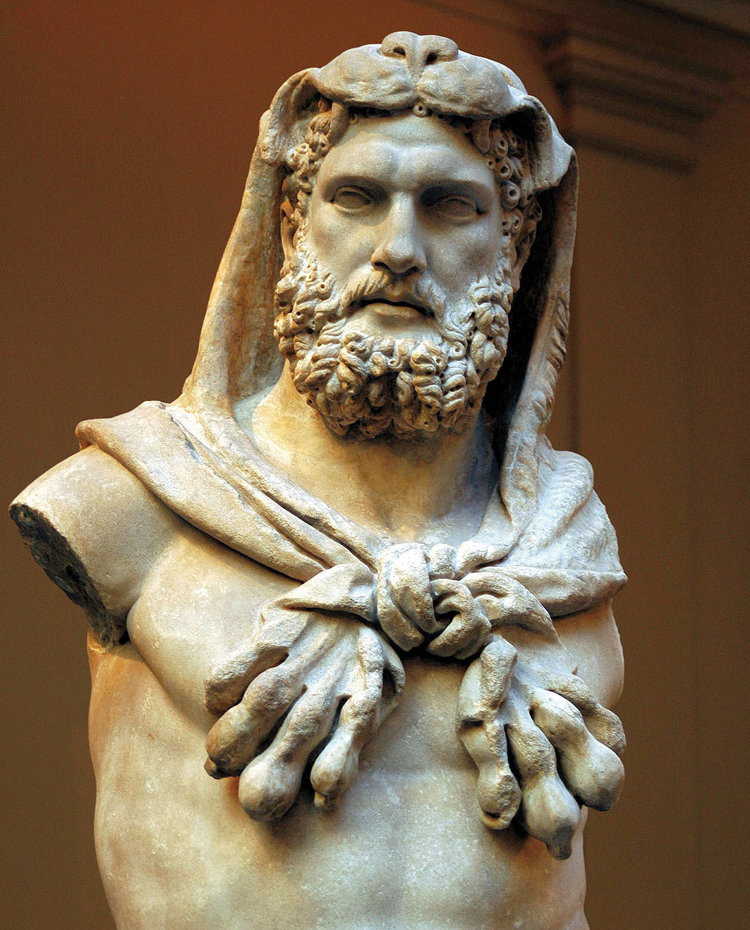 Statue Hercules marble ce Roman New York