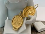 TAGLIAMONTE Designs (LDM2289) 18K Cameo Earrings w/ Diamonds*Maypole*Reg.$1470