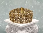 OTC International (TAG-LD4001B) 18K Filigree Link Bracelet*Reg.$4000