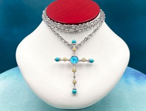 TAGLIAMONTE Designs (2155N) 925SS, 18K Venetian Intaglio Necklace *Reg.$425