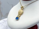 TAGLIAMONTE Designs (2337P) 925SS/YGP Venetian Cameo Pendant*Reg.$185