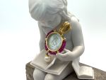 TAGLIAMONTE Designs (HQ057) 18K Cameo Pendant w/ Red Spinel *Sphynx*Reg.$1400