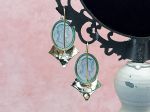 TAGLIAMONTE Designs (Q21106) 925SS/YGP Venetian Cameo Earrings *Ceres*