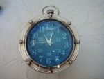 Authentic Models ~ SC056 ~ Eye of the Time Porthole Clock *Aged Brass*