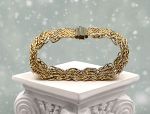 OTC International (TAG-LD4001B) 18K Filigree Link Bracelet*Reg.$4000