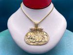 TAGLIAMONTE Designs (1614) 925SS/YGP Cameo Statement Necklace *Ages of Love*Reg.$900
