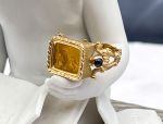 TAGLIAMONTE (AD3547R) 14K Venetian Intaglio Ring *Sapphires *Androclus and Lion*Reg.$1000