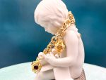 Tagliamonte (LD3552B) 925/YGP Etruscan Revival Charm Bracelet *Reg.$650