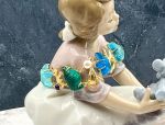 TAGLIAMONTE Designs (SH814-Multi) 925SS / YGP Venetian Cameo Bracelet *Sea Life Collection*Reg.$550