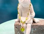 TAGLIAMONTE Designs (LD3560B-Peridot)14K Gemstone By the Inch Bracelet*Reg.$1100