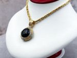 (LD4003N,LD4004P) 14K Reversible Pendant & Square Byzantine Necklace*42Gms*Reg.$5000