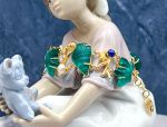 TAGLIAMONTE Designs (SH814-Teal) 925SS/YGP Venetian Cameo Bracelet *Sea Life Collection*Reg.$550