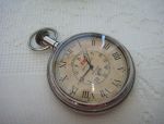 Authentic Models ~ SC057 ~ Savoy "Pocket" Watch *Nickel* 2" x 3" x .5"