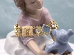 TAGLIAMONTE Designs (2357B) 925/YGP Venetian Cameo Bracelet*Aquamarine*Psyche, Amore*Reg.$400