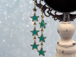 TAGLIAMONTE Designs (SH808-Teal) 925SS / YGP Venetian Cameo Earrings*Sea Life Collection* Reg.$240