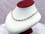 TAGLIAMONTE Designs (LD3549-Bl.Topaz)14K Gemstone By the Inch Necklace*Reg.$1795