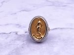 TAGLIAMONTE (VS025) 925SS / 18K Ring Size-7.5