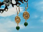 TAGLIAMONTE Designs (LD3561E)18K Cameo Earrings*Orpheus*Reg.$950