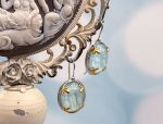 TAGLIAMONTE Designs (TAG636E) 925SS, 18K Venetian Cameo Earrings *3 Graces*Reg.$360