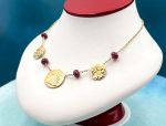 TAGLIAMONTE's Deals & Steals (SH018) 18K Cameo Necklace*Aphrodite,Cupid *Reg.$3000