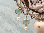 TAGLIAMONTE Designs (2019E,2014E) 925SS/YGP Venetian Cameo Earrings*Reg.$180