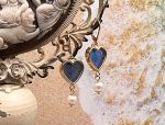 TAGLIAMONTE DESIGNS (LD3504) 18K Venetian Cameo Earrings*Cupid*Reg.$1100
