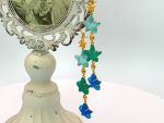 TAGLIAMONTE Designs (1231) 925SS / YGP Venetian Cameo Earrings*Sea Life Collection*