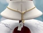 TAGLIAMONTE Design(2120N) 925 SS/YGP Venetian Cameo Necklace *Rubies*Ceres*Reg.$500