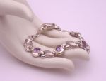 Samuel B~BJC~(927) 925SS/ 14K Amethyst Bracelet *XOXOXO*