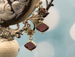 TAGLIAMONTE Designs (1987) 925SS/YGP Venetian Intaglio Earrings*Reg.$160