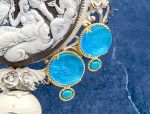 TAGLIAMONTE Designs (2002E) 925SS/YGP Venetian Cameo Earrings *Cupid*Reg.$350