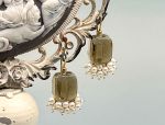 TAGLIAMONTE Designs (2071E) 925SS/YGP Intaglio Earrings*Pearls*Reg.$325