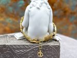 TAGLIAMONTE Designs (2356B) 925/YGP Lapis Lazuli Cameo Bracelet*Psyche, Amore*Reg.$400