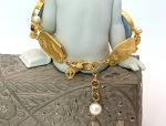 TAGLIAMONTE Designs (ORO-120) 18K Venetian Cameo Bracelet with *Rubies + Pearls* Reg.$4500