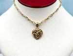 TAGLIAMONTE Designs (LD4021P) 14K Heart Cameo Enhancer Pendant*Reg.$400