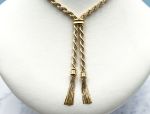 Milor (LD4013N) 18K Rope w/ Tassel Style Necklace*Reg.$2400