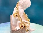 Tagliamonte (LD3552B) 925/YGP Etruscan Revival Charm Bracelet *Reg.$650