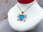 TAGLIAMONTE Designs (2264P) 925SS/YGP Venetian Cameo Pendant *Androclus,Lion *Reg.$280
